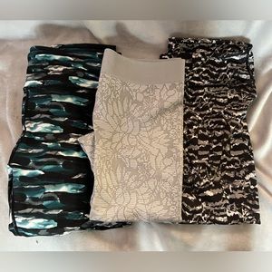 Fabletics Capri Pants, 3 pair